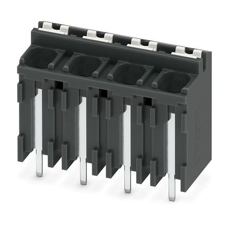Phoenix Contact SPT-THR 1.5/4-V-5.0 P20 R56 Series Pluggable Terminal Block, 4-Contact, 5 mm Pitch, 1 Row, 1823434
