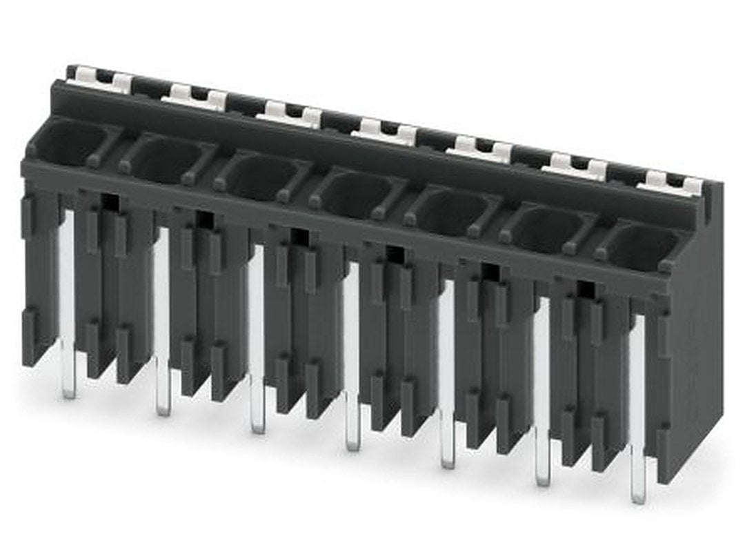 Phoenix Contact SPT-THR 1.5/7-V-5.0 P20 R56 Series Pluggable Terminal Block, 7-Contact, 5 mm Pitch, 1 Row, 1823463