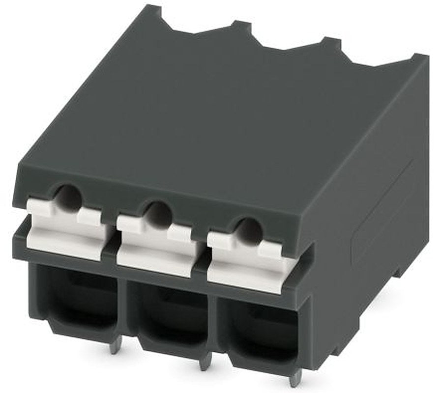 Phoenix Contact SPT-THR 1.5/3-H-3.5 P20 R32 Series Pluggable Terminal Block, 3-Contact, 5 mm Pitch, 1 Row, 1823641