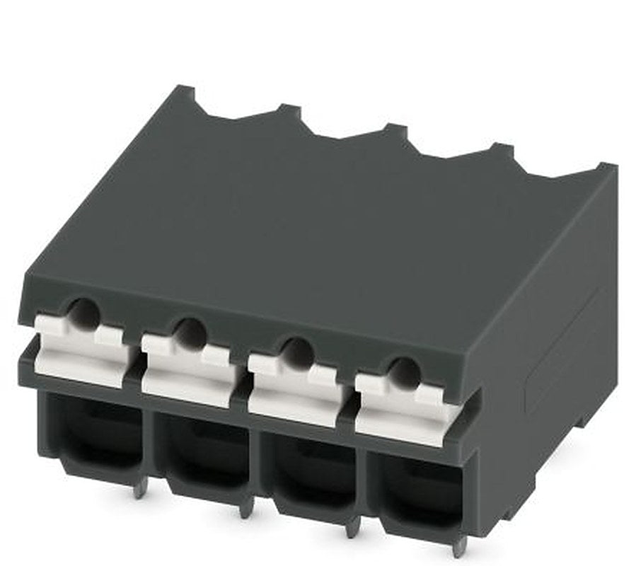 Phoenix Contact SPT-THR 1.5/4-H-3.5 P20 R32 Series Pluggable Terminal Block, 4-Contact, 5 mm Pitch, 1 Row, 1823654