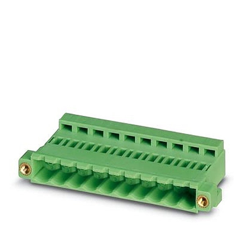 Phoenix Contact ICC Series PCB Connector, 10-Contact, 5.08 mm Pitch, Screw, 1 Row Crimp