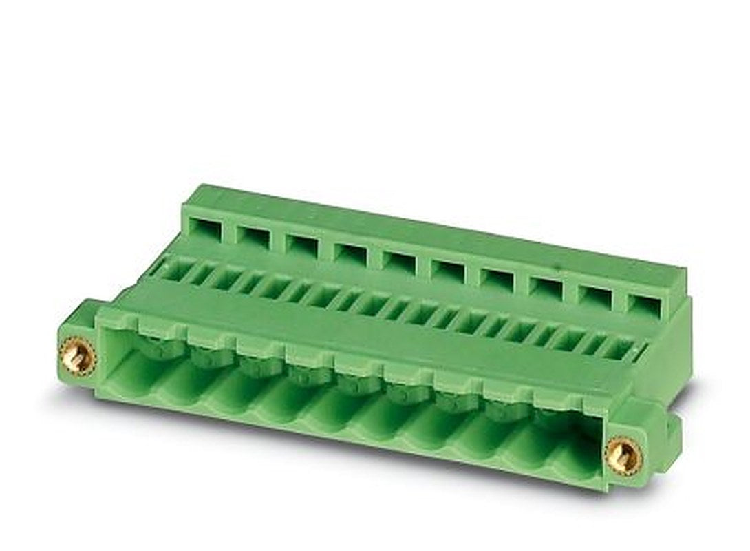 Phoenix Contact ICC 2.5/14-STZFD-5.08 Series Pluggable Terminal Block, 14-Contact, 5.08 mm Pitch, 1 Row, 1823736