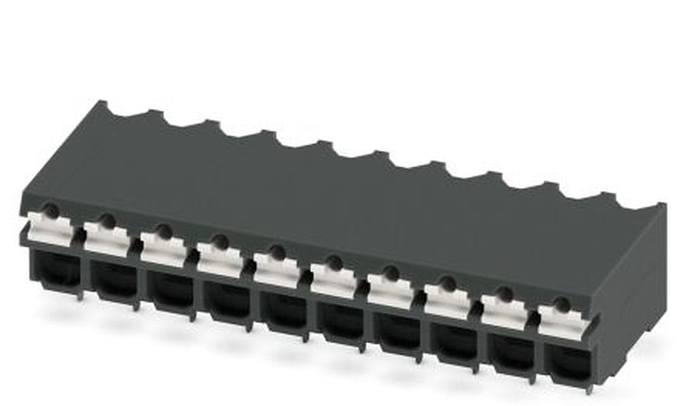 Phoenix Contact SPT-THR 1.5/10-H-3.81 P20 R72 Series Pluggable Terminal Block, 10-Contact, 3.5 mm Pitch, 1 Row, 1823829