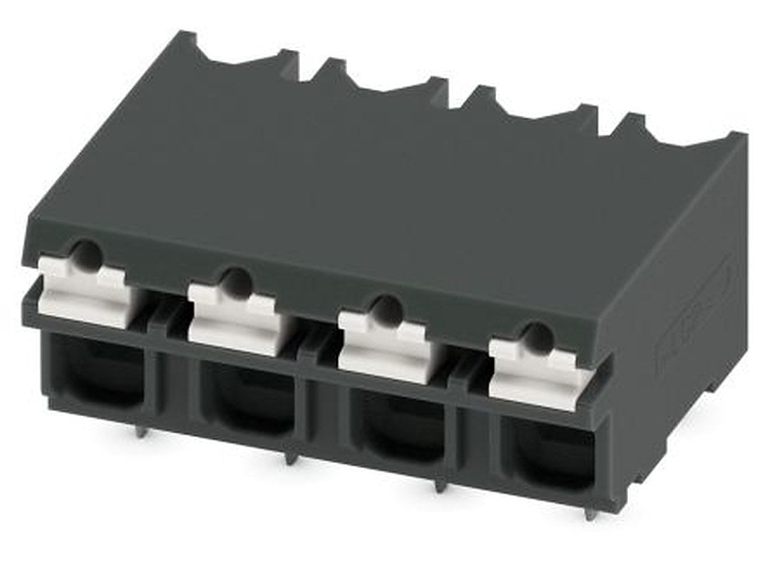 Phoenix Contact SPT-THR 1.5/4-H-5.0 P20 R32 Series Pluggable Terminal Block, 4-Contact, 5 mm Pitch, 1 Row, 1823874