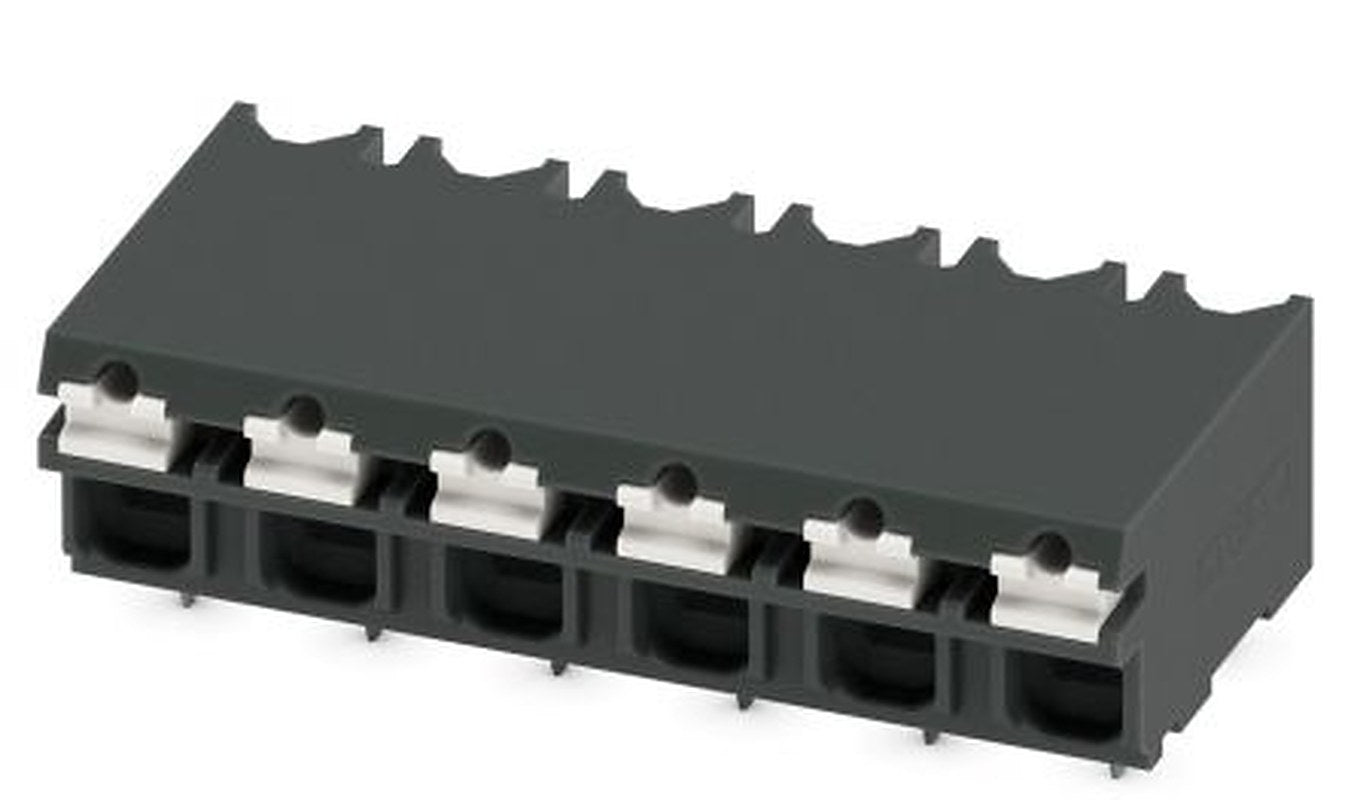 Phoenix Contact SPT-THR 1.5/6-H-5.0 P20 R56 Series Pluggable Terminal Block, 6-Contact, 5 mm Pitch, 1 Row, 1823890