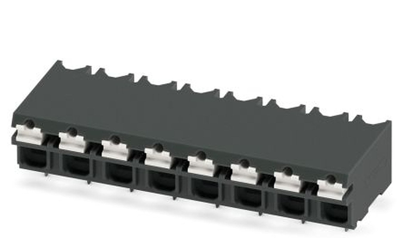 Phoenix Contact SPT-THR 1.5/8-H-5.0 P20 R56 Series Pluggable Terminal Block, 8-Contact, 5 mm Pitch, 1 Row, 1823913