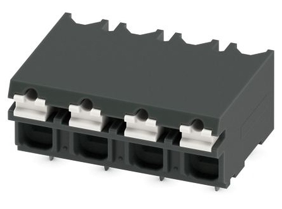 Phoenix Contact SPT-THR 1.5/4-H-5.08 P20 R32 Series Pluggable Terminal Block, 4-Contact, 5.08 mm Pitch, 1 Row, 1823984