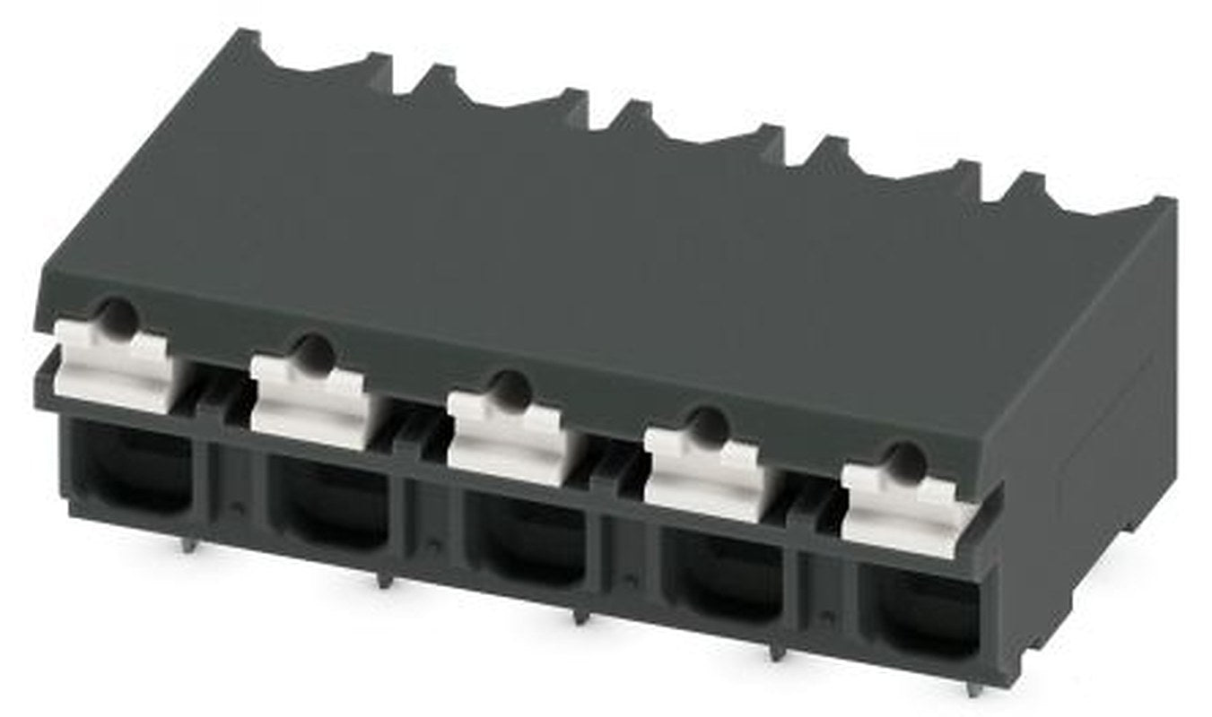 Phoenix Contact SPT-THR 1.5/5-H-5.08 P20 R56 Series Pluggable Terminal Block, 5-Contact, 5.08 mm Pitch, 1 Row, 1823997