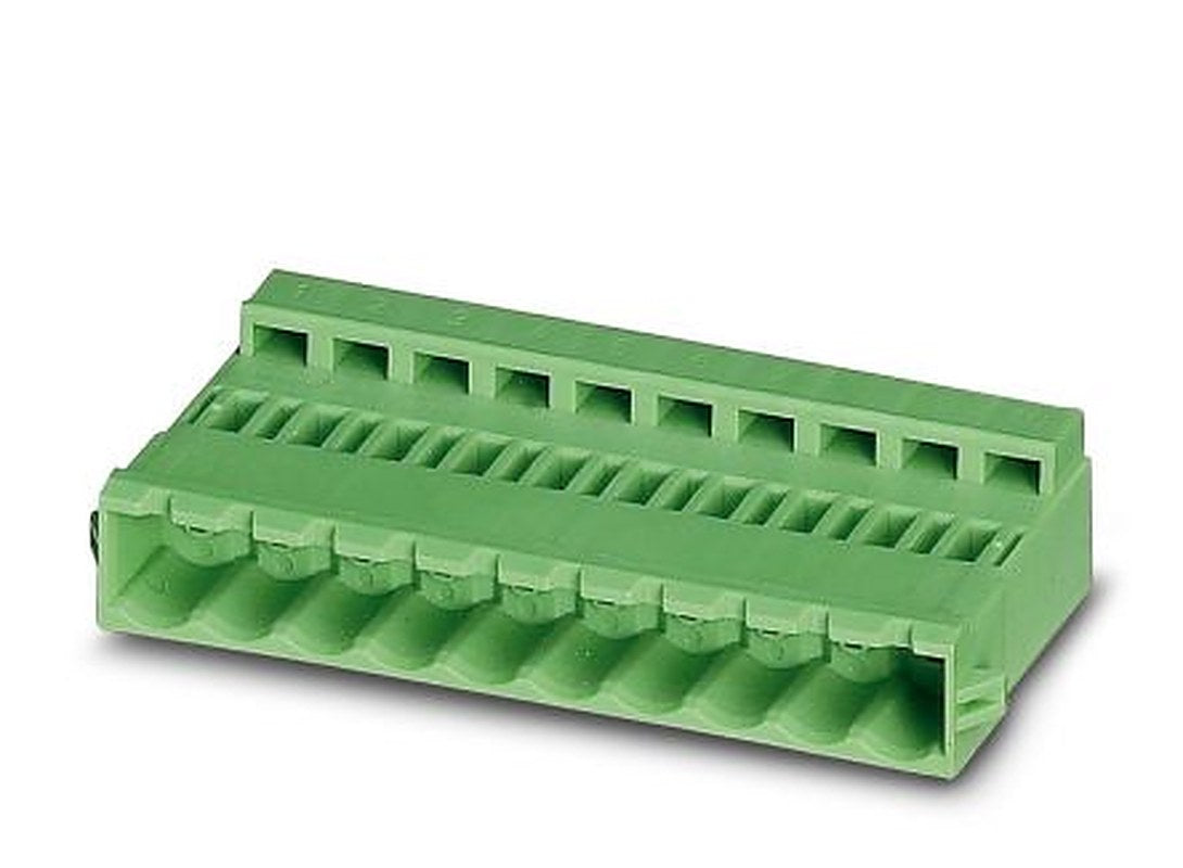 Phoenix Contact ICC 2.5/21-STZ-5.08 Series Pluggable Terminal Block, 21-Contact, 5.08 mm Pitch, 1 Row, 1824036