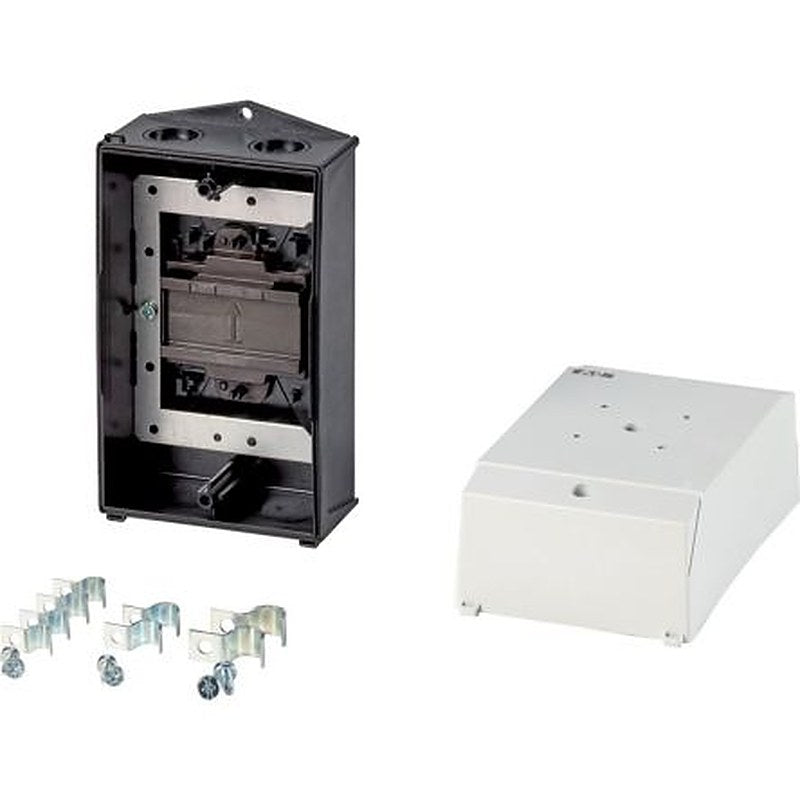 Eaton White, Black Plastic Eaton Moeller Control Station Enclosure - 1 Hole