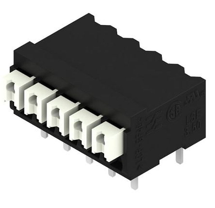 Weidmüller LSF Series PCB Terminal Block, 5-Contact, 3.5 mm Pitch, 1 Row