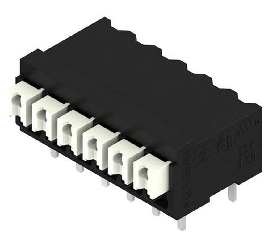 Weidmüller LSF Series PCB Terminal Block, 6-Contact, 3.5 mm Pitch, 1 Row