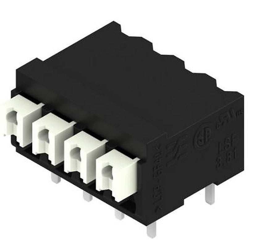 Weidmüller LSF Series PCB Terminal Block, 4-Contact, 3.81 mm Pitch, 1 Row, 1824640000