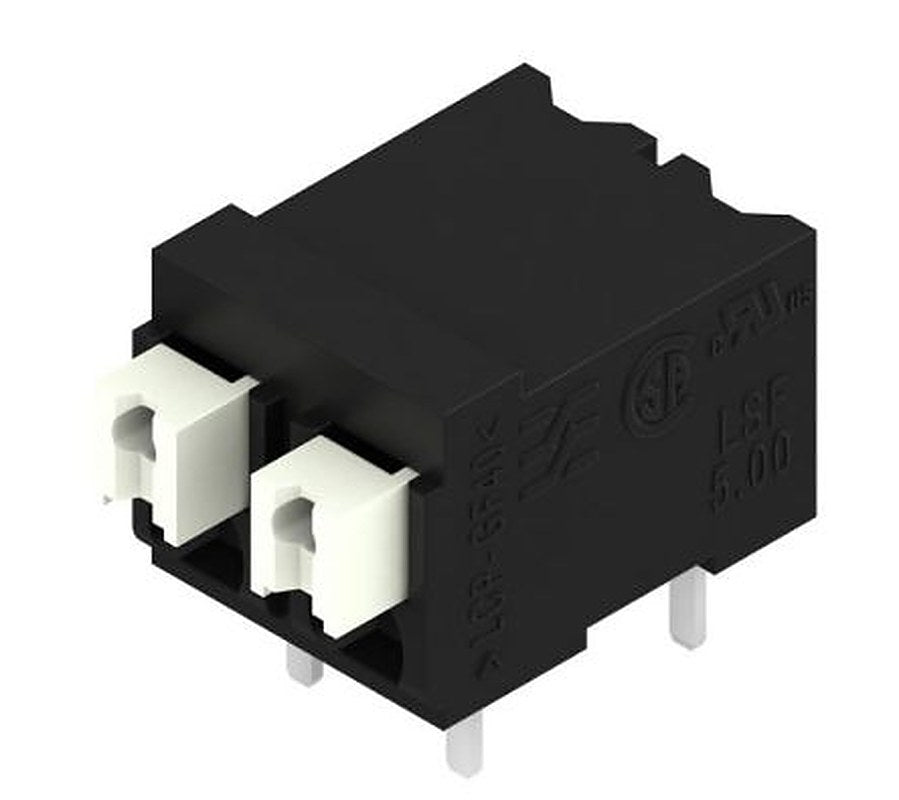 Weidmüller LSF Series PCB Terminal Block, 2-Contact, 5 mm Pitch, 1 Row