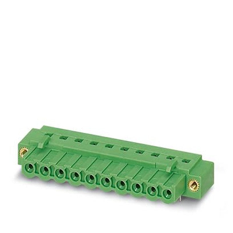 Phoenix Contact IC Series Wave Soldering Mount PCB Header, 10 Contact(s), 5.08 mm Pitch, 1 Row, Shrouded