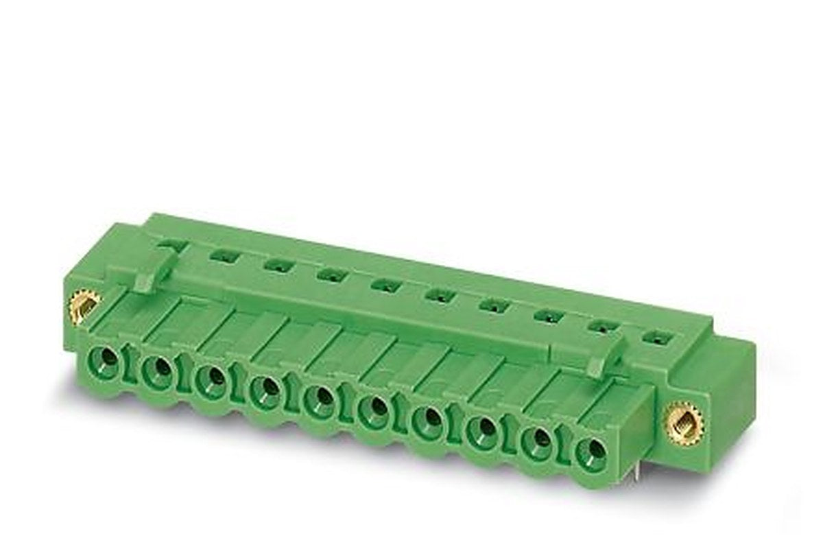 Phoenix Contact IC 2.5/13-GF-5.08 Series Right Angle Pluggable Terminal Block, 13 Contact(s), 5.08 mm Pitch, 1 Row