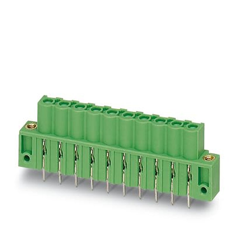 Phoenix Contact ICV Series Wave Soldering Mount PCB Header, 5 Contact(s), 5.08 mm Pitch, 1 Row, Shrouded