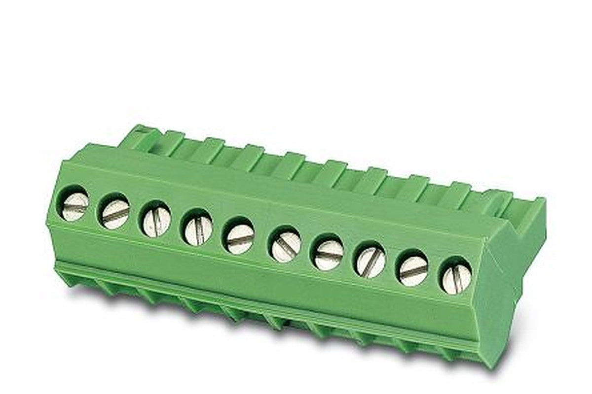 Phoenix Contact SMSTB 2.5/12-ST-5.08 Series Pluggable Terminal Block, 12-Contact, 5.08 mm Pitch, 1 Row, 1826380
