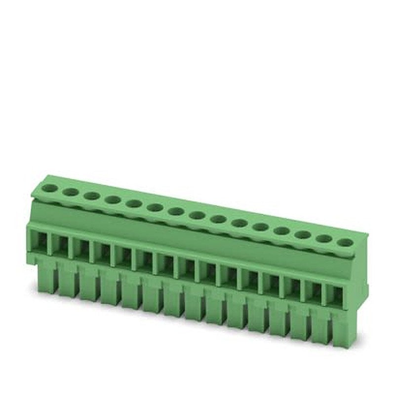 Phoenix Contact MCVW 1 Series PCB Connector, 15-Contact, 3.81 mm Pitch, 1 Row Screw