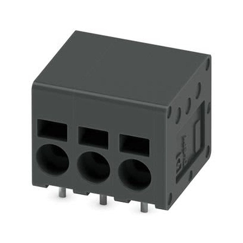 Phoenix Contact SPT Series PCB Terminal Block, 3-Contact, 5 mm Pitch, Wave Soldering Mount, 1 Row