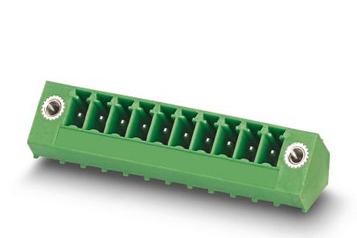 Phoenix Contact SMC 1.5/12-GF-3.81 Series Pluggable Terminal Block, 12 Contact(s), 3.81 mm Pitch, 1 Row