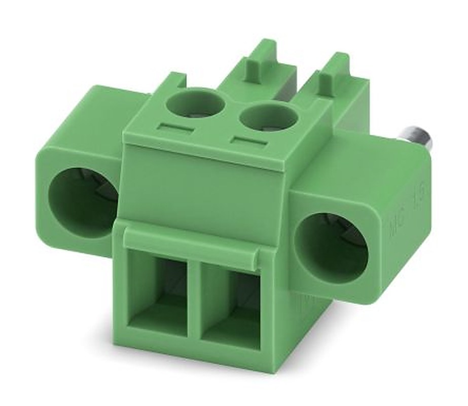 Phoenix Contact MC 1.5/2-STF-3.81 Series Pluggable Terminal Block, 2-Contact, 3.81 mm Pitch, 1 Row