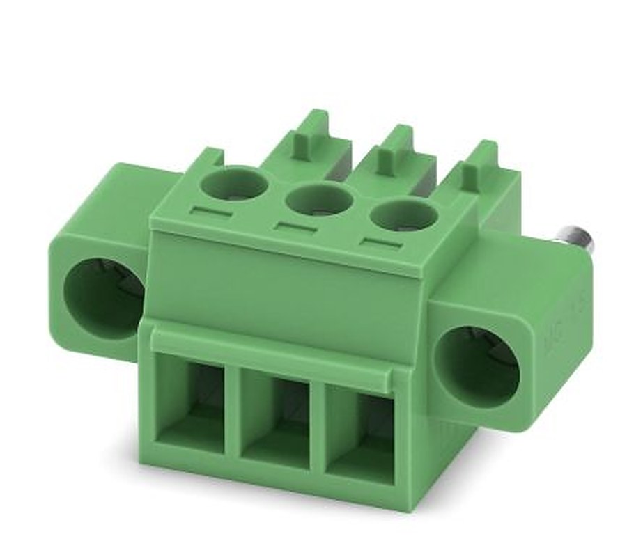Phoenix Contact MC 1.5/3-STF-3.81 Series Pluggable Terminal Block, 3-Contact, 3.81 mm Pitch, 1 Row