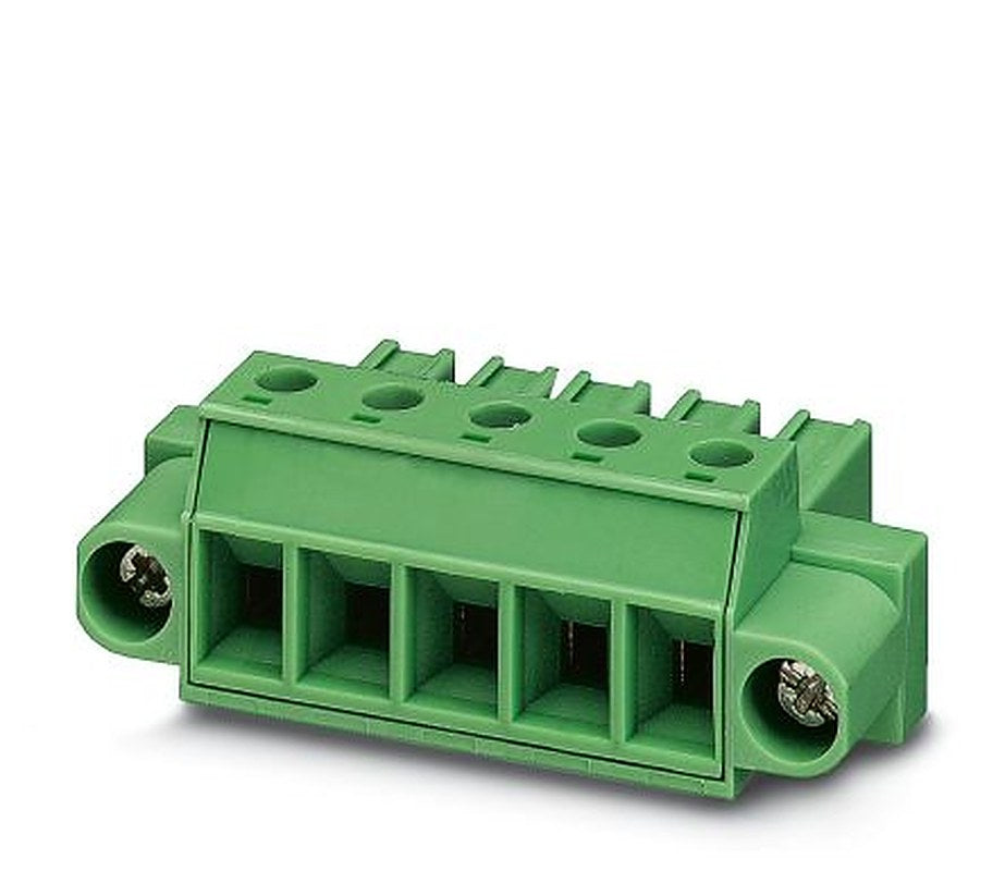 Phoenix Contact PC 4/3-STF-7.62 Series Pluggable Terminal Block, 3-Contact, 7.62 mm Pitch, 1 Row