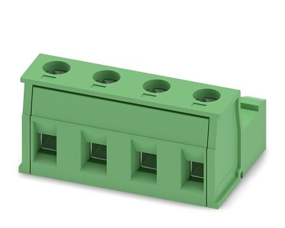 Phoenix Contact GIC 2.5/4-ST-7.62 Series Pluggable Terminal Block, 4-Contact, 7.62 mm Pitch, 1 Row, 1828825