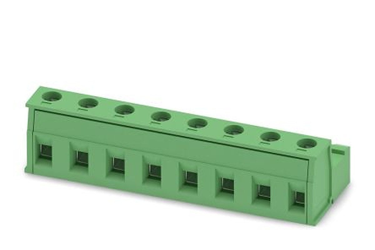 Phoenix Contact GIC 2.5/8-ST-7.62 Series Pluggable Terminal Block, 8-Contact, 7.62 mm Pitch, 1 Row, 1828867
