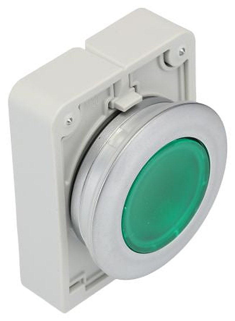 Eaton RMQ Titan M30 Series Green Momentary Push Button Switch, 30 mm Cutout, IP69K, IP66, IP67