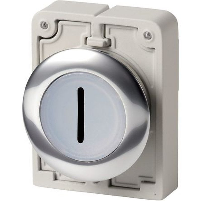 Eaton RMQ Titan M30 Series White Momentary Push Button Switch, 30.5 mm Cutout, IP66, IP67, IP69K