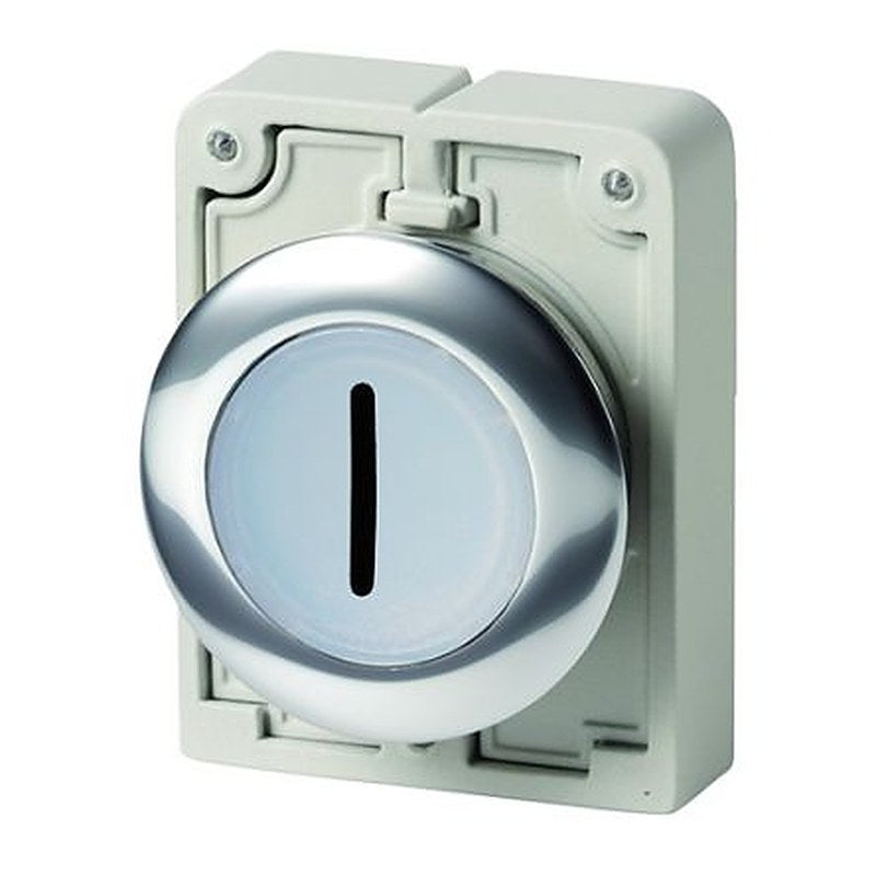 Eaton RMQ-Titan Series White Switching Function Latching Push Button Switch, 30.5 mm Cutout, IP67, IP69K