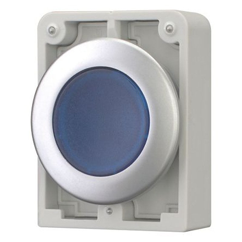 Eaton RMQ Titan M30 Series Blue Momentary Push Button Switch, 30 mm Cutout, IP67
