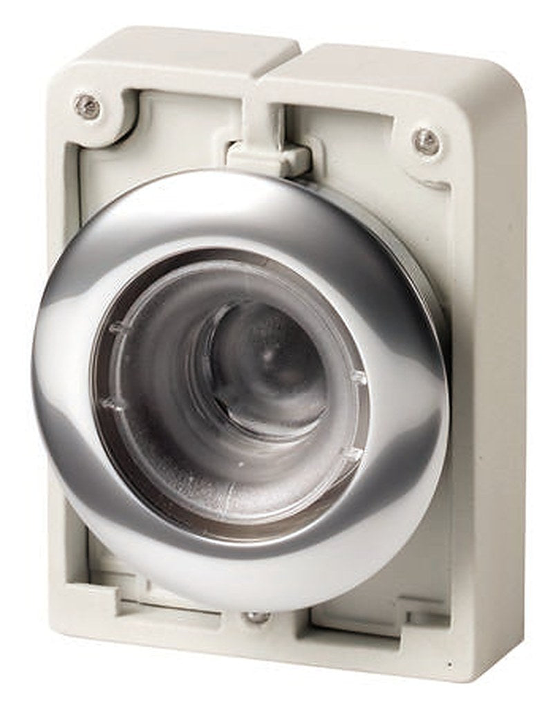Eaton RMQ Titan M30 Series Push Button Switch, Maintained, Panel, 30.5 mm Cutout, White LED, IP66, IP67, IP69K
