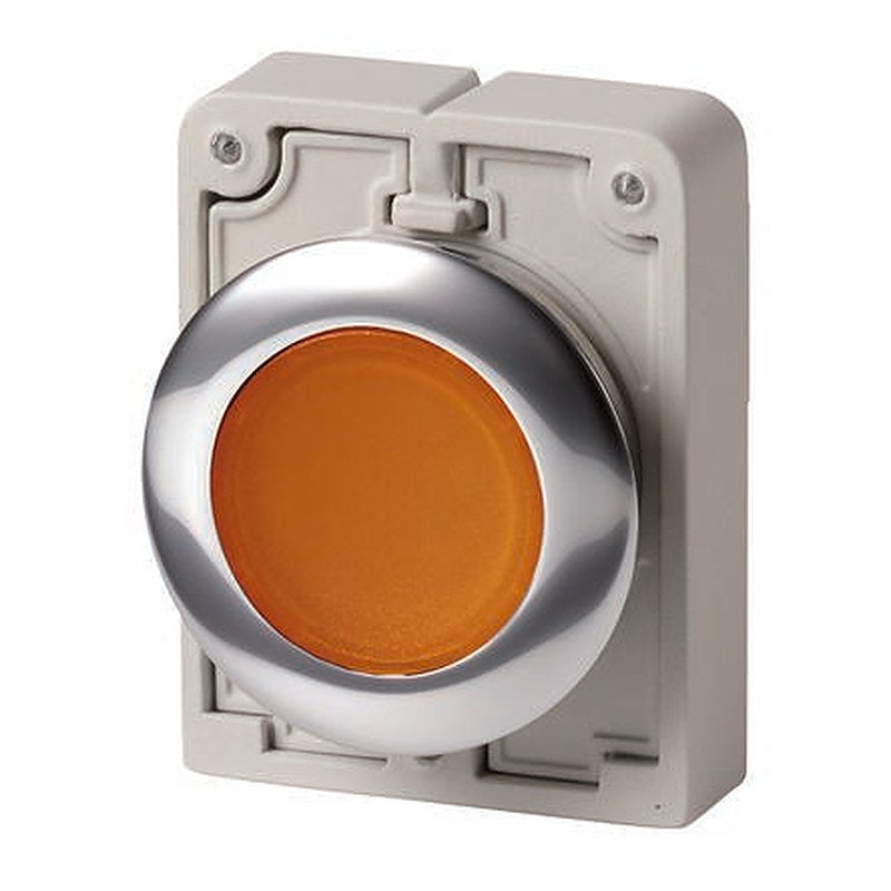 Eaton RMQ-Titan Series Orange Momentary Push Button Switch, 30.5 mm Cutout, IP66, IP67, IP69