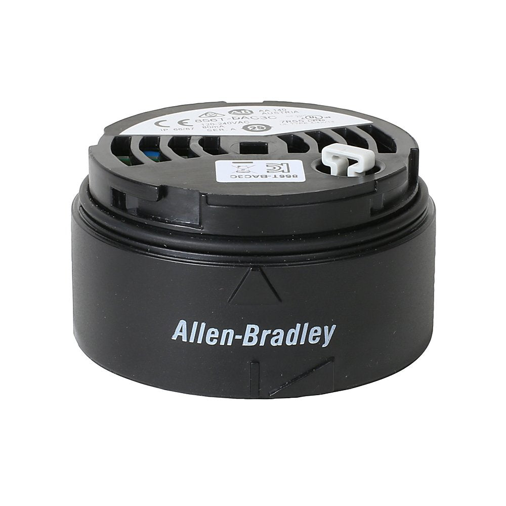 856T 70 mm Bases Power Modules, Black Housing colour, 120/240V AC, 3-Circuit, Push-In Terminal Block, Cap Included