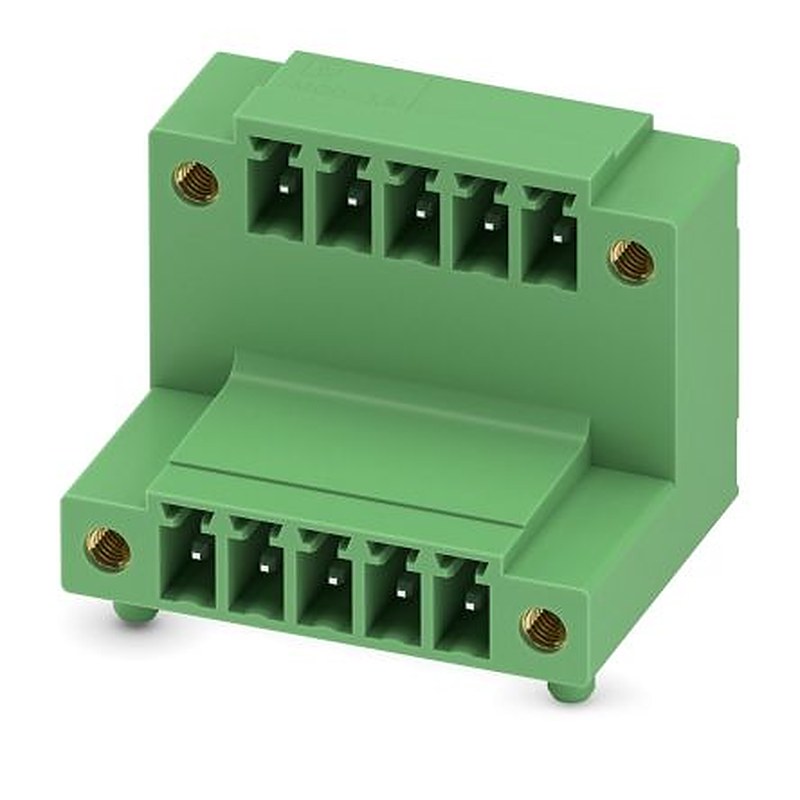 Phoenix Contact MCD 1.5/ 5-GF-3.81 Series Pluggable Terminal Block, 5 Contact(s), 3.81 mm Pitch, 2 Row