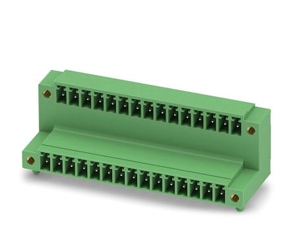 Phoenix Contact MCD 1.5/15-GF-3.81 Series Pluggable Terminal Block, 15 Contact(s), 3.81 mm Pitch, 2 Row