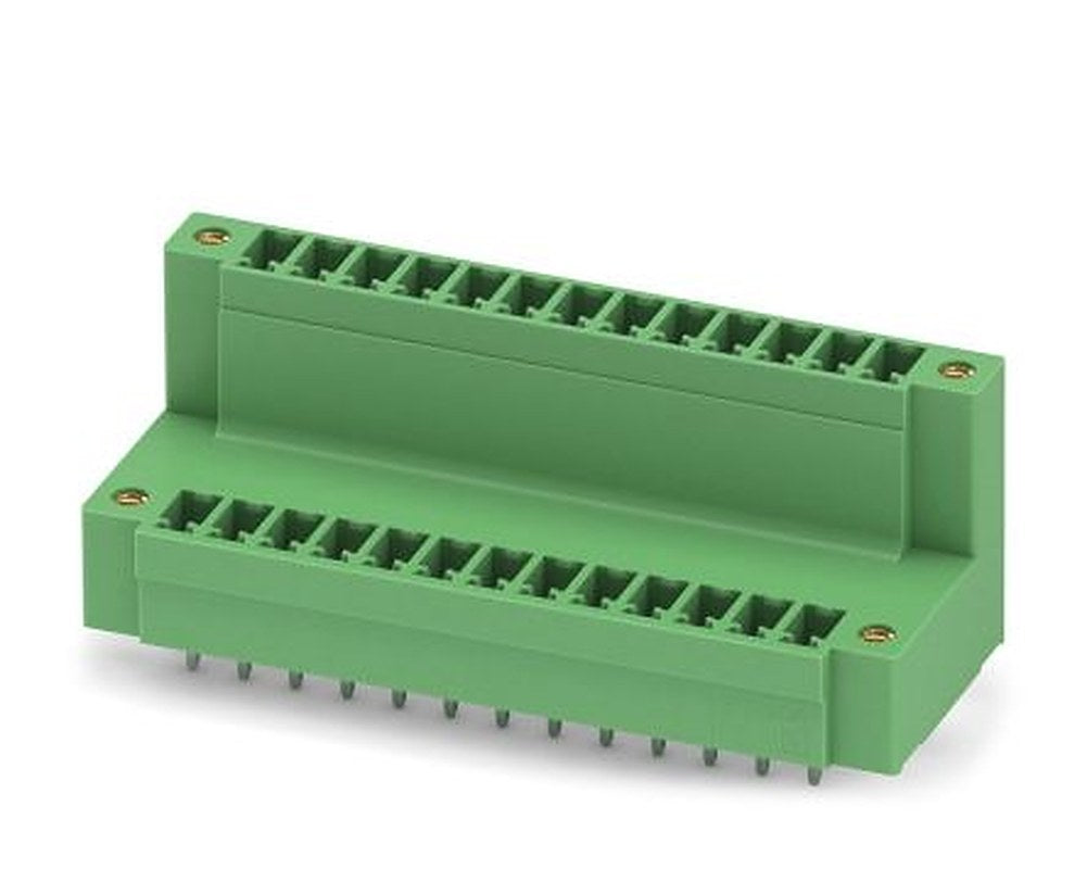 Phoenix Contact MCDV 1.5/13-GF-3.81 Series Pluggable Terminal Block, 13 Contact(s), 3.81 mm Pitch, 2 Row