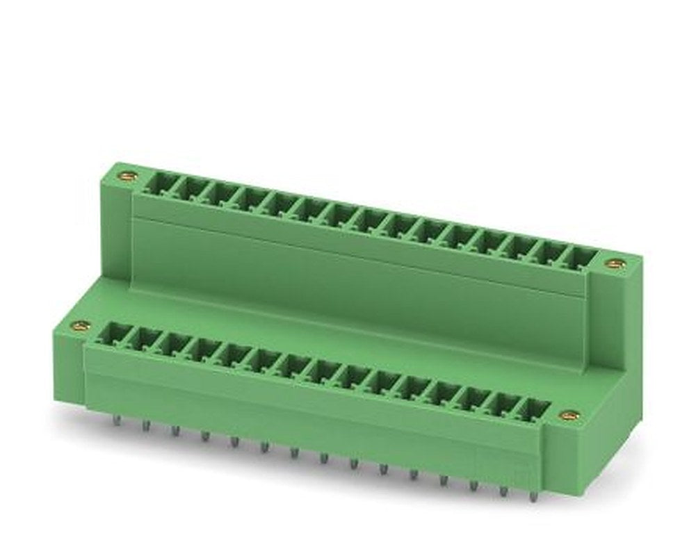 Phoenix Contact MCDV 1.5/15-GF-3.81 Series Pluggable Terminal Block, 15-Contact, 3.81 mm Pitch, 2 Row, 1830389