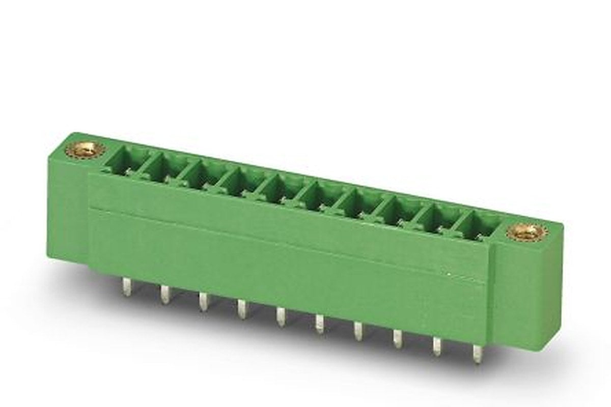 Phoenix Contact MCV 1.5/15-GF-3.81 Series Pluggable Terminal Block, 15-Contact, 3.81 mm Pitch, 1 Row, 1830729