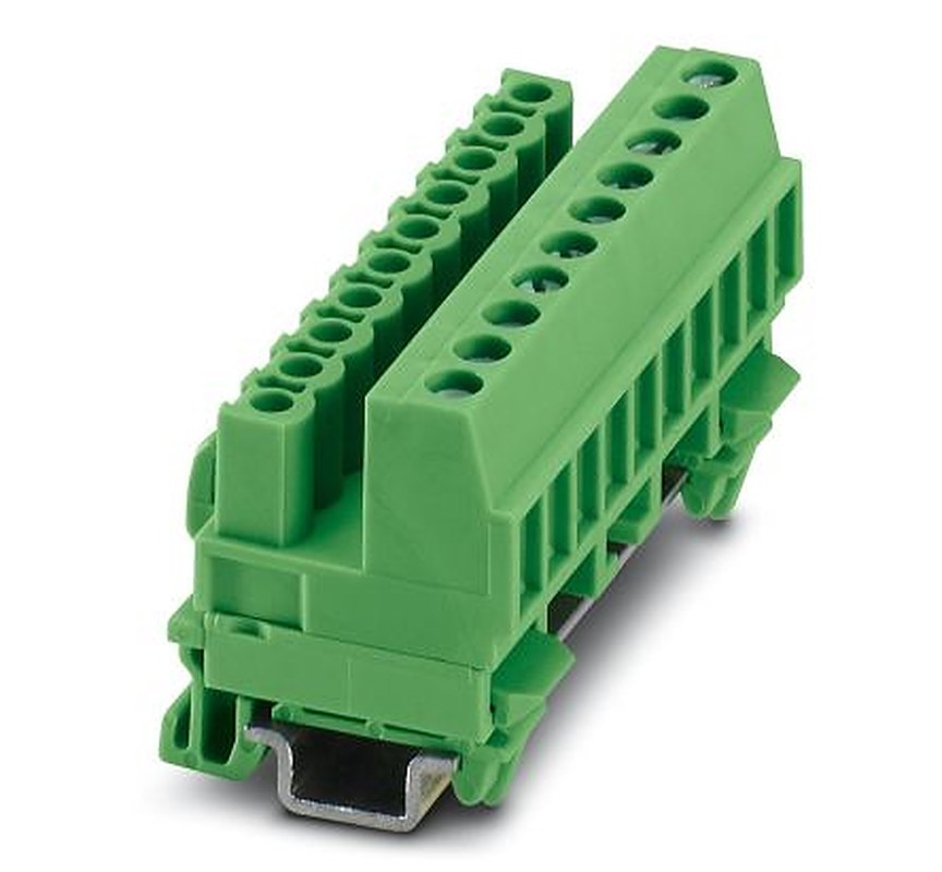 Phoenix Contact MSTBVK 2.5/10-ST-5.08 Series DIN Rail Connector, 5.08 mm Pitch, 1831391