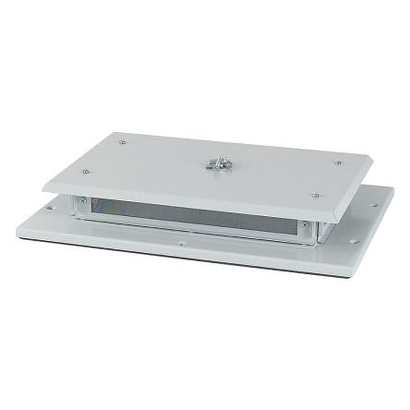 Eaton xEnergy Main Series RAL 7035 Grey Steel Top, 89 mm H, 332mm W, 482 mm D, 482 mm L, for Use with Bottom planking,