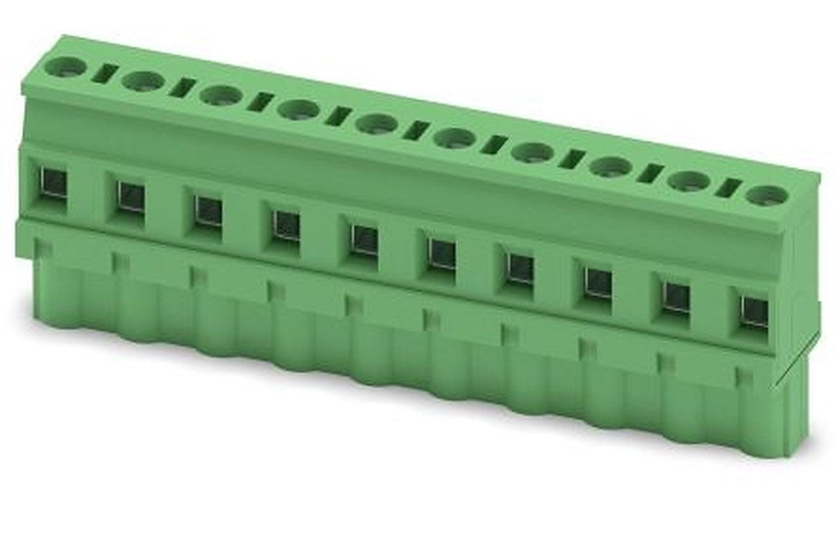 Phoenix Contact GMVSTBW 2.5/10-ST-7.62 Series PCB Terminal Block, 10-Contact, 7.62 mm Pitch, 1 Row, 1832497