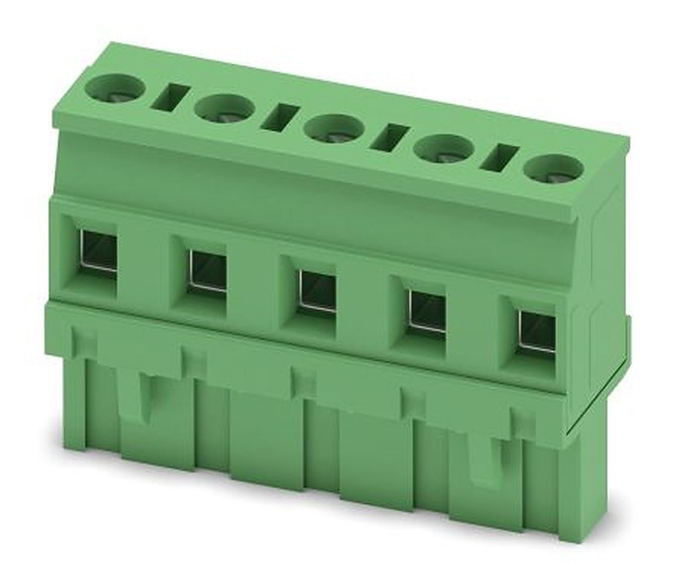Phoenix Contact GMVSTBR 2.5/5-ST-7.62 Series PCB Terminal Block, 5-Contact, 7.62 mm Pitch, 1 Row, 1832552