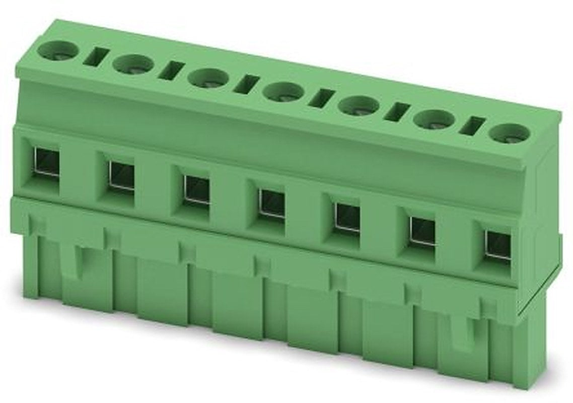 Phoenix Contact GMVSTBR 2.5/7-ST-7.62 Series PCB Terminal Block, 7-Contact, 7.62 mm Pitch, 1 Row, 1832578