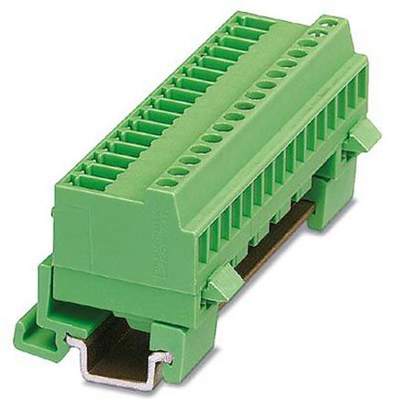 Phoenix Contact 1832769 MCVK 1.5/ 5-G-3.81 Series DIN Rail Connector Green, 1.5mm², Screw