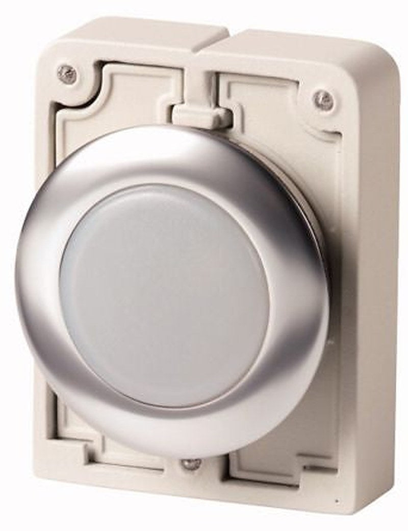 Eaton White Pilot Light, 30 mm Cutout RMQ Titan M30 Series