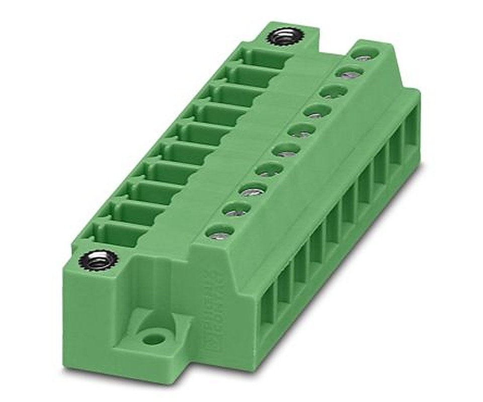 Phoenix Contact MCVU 1.5/11-GFD-3.81 Series Straight PCB Socket, 11 Contact(s), 3.81 mm Pitch, 1 Row